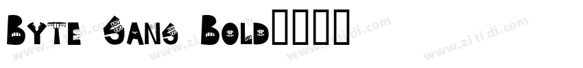 Byte Sans Bold字体转换